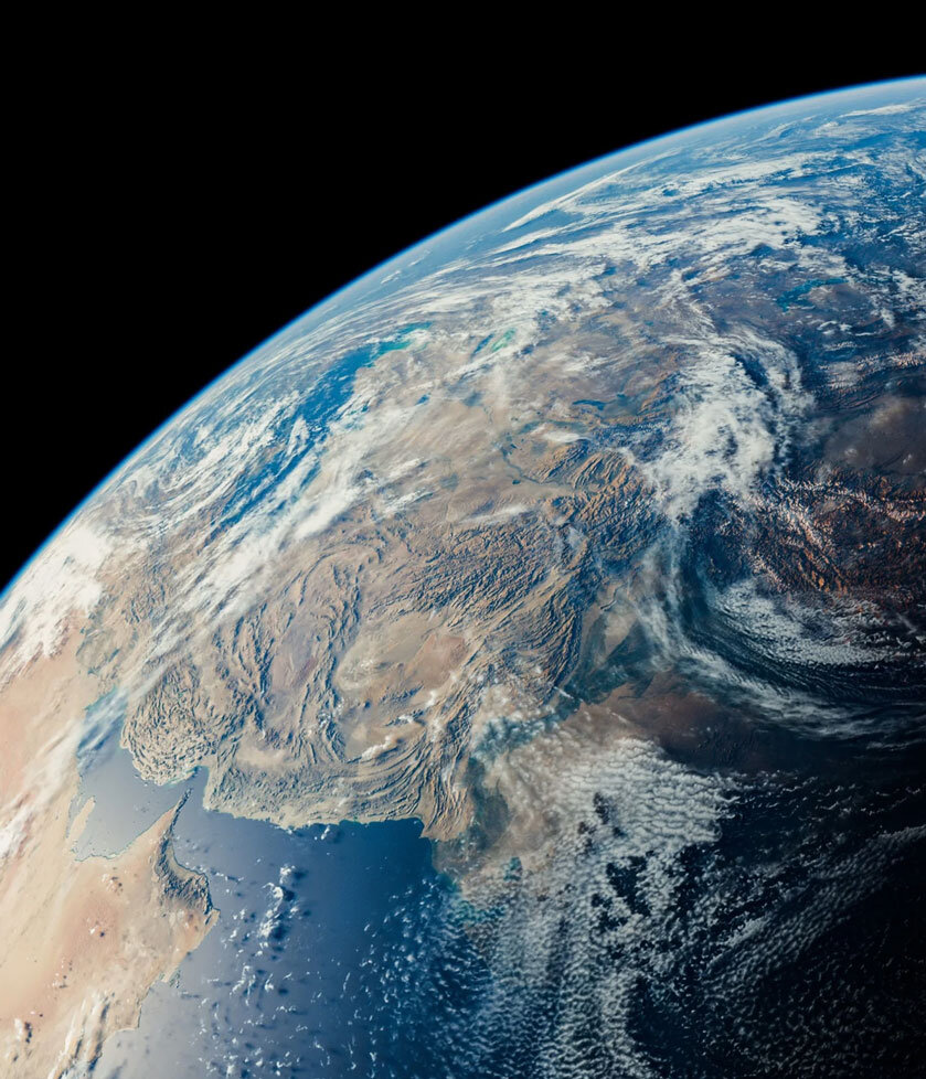 La transformation du dirigeant — la Terre vue de l'espace